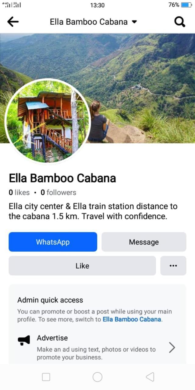 Ella Bamboo Cabana Εξωτερικό φωτογραφία